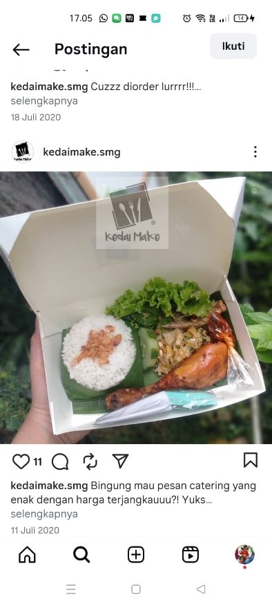 nasi box mak'e